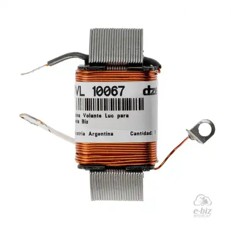 10067 BOBINA LUCES DZE 12V APPIA 110 ANDINA/VECTRA/ZANELLA NEW FIRE 4T 90/110/SWING RR 110/MOTOMEL 110 MAX
