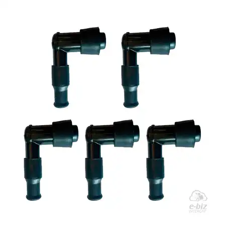 10176 CAJA CAPUCHON DE BUJIA X 5 DZE UNIVERSAL 90 C/RESISTENCIA 5000 OHM