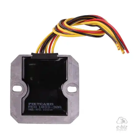 1033-30A REG. C/C 12V TRIF. 30A C/TECN. MOSFET EJ:HONDA REBEL 250/CB1 400/VFR400/SUZUKI GSX250/DR 250/YAMAHA TTR 250