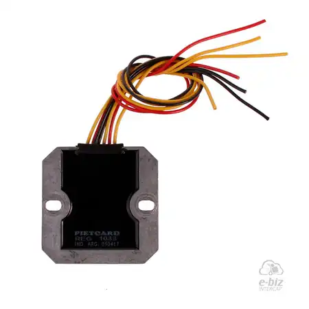 1033 REG. C/C 12V TRIF. 20A. C/TECN. MOSFET EJ:HONDA CB1 400-NV 750 CUSTOM-SUZUKI DR 250/350-GSX 250-YAMAHA TTR 250