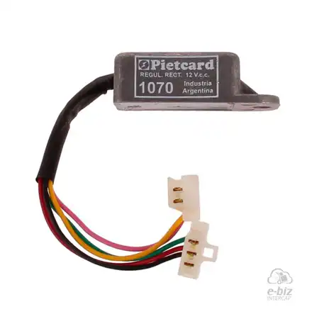 1070 REG. C/C+C/A 12V EJ:HONDA XL250 R MOD. VIEJO C/BATERIA (COD. ORIG. SHINDENGEN SH542-12 JAPAN)