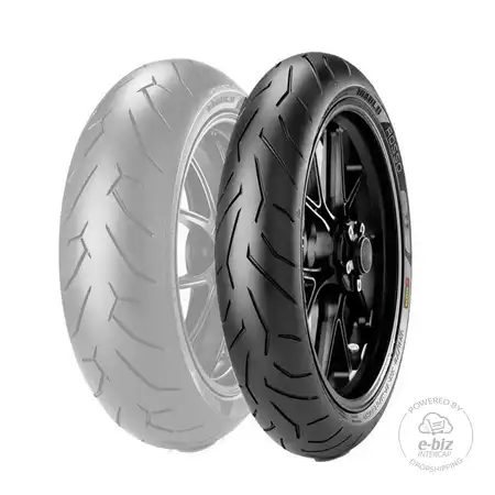 120/70ZR17 M/C (58W) TL DIABLO ROSSO II FRONT (D)