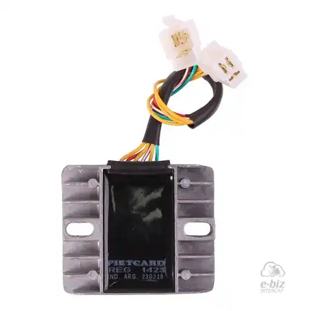 1423 REG. C/C 12V TRIF. 12A. LUZ/ENCENDIDA C/TECN. MOSFET EJ:ZANELLA RX 200 NAKED-RZ/ZR 250-NEVADA 110/125-MOTOMEL SIRUS