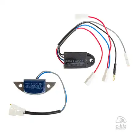 1 REEMPLAZA PLATINO Y CONDENSADOR BOBINA AZUL VOL MOTOPLAT ZANELLA V1/V2/V3/DUE/POCKET