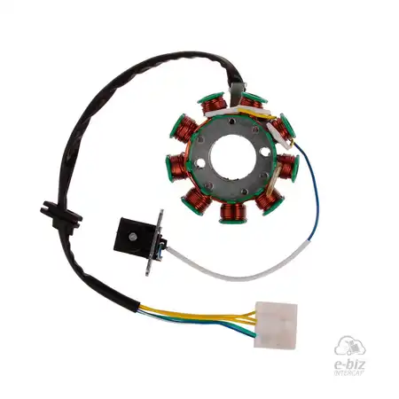 213 ESTATOR TRIFASICO DE 9 POLOS AISLADO DE MASA PARA USO C/CDI TRIF Y REGTRIF EJ:MAVERICK TOP 110