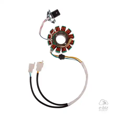 268 ESTATOR TRIF DE 12 P AISLADO DE MASA EJ:CORVEN TRIAX (2016)/TERRAIN 250 C/ENC A BATERIA - MOTOMEL 200 SR