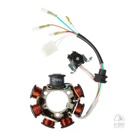 290 ESTATOR MON DE 7 P AISLADO DE MASA EJ:JIANSHE JS125F C/ENC A MAGNETO