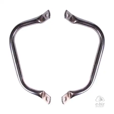 AGARRAMANOS HP ACOMPAÑANTE GILERA SMASH/MOTOMEL BLITZ-BIT/CORVEN ENERGY/BRAVA NEVADA CROMADO