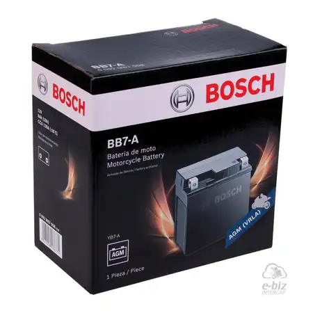 BATERIA BOSCH BB7-A ZANELLA HJ125/ SUZUKI GN/EN125