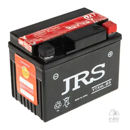 BATERIA JRS YT4L-BS (SIN ACIDO)