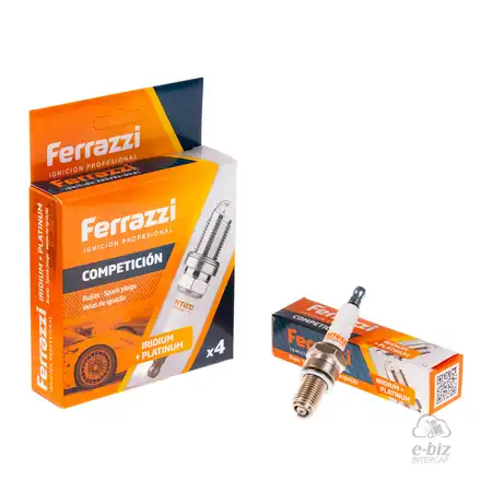 BUJIA FERRAZZI QR8IP IRIDIUM + PLATINO (NGK DR8EIX)