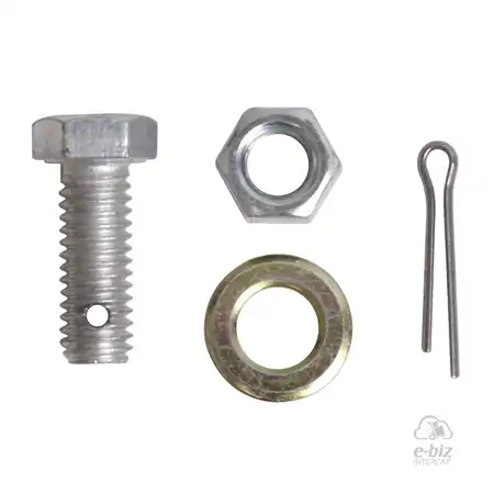 BULON SOPORTE PLATO FRENO C/CHAVETA + TUERCA + ARANDELA