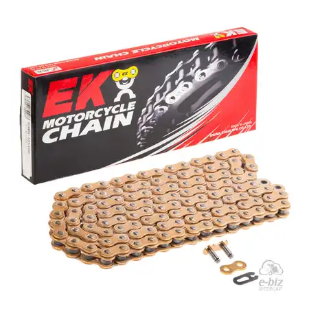 CADENA EK CHAIN 520RX-120/G W/SKJ GOLD (8400 lbs)