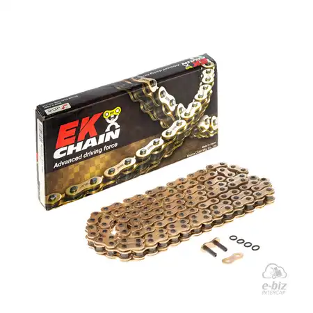 CADENA EK CHAIN 520SRO6-112/G O-Ring W/MLJ GOLD (8000 lbs)