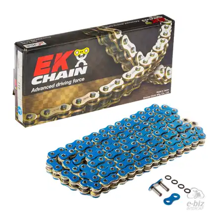 CADENA EK CHAIN 520SRO6-118/G O-Ring W/MLJ BLUE (8000 lbs)