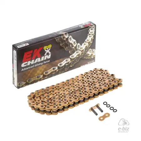 CADENA EK CHAIN 525SROZ2-120/G O-Ring W/MLJ GOLD (8800 lbs)