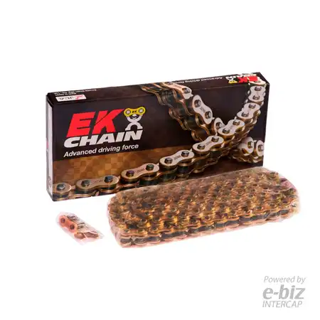 CADENA EK CHAIN 530ZVX3-130L W/MLJ GOLD (11000 lbs)