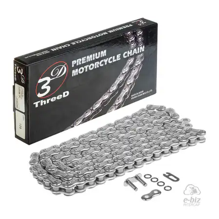 CADENA EK CHAIN ThreeD 520SM-120L QX-Ring W/SKJ (8900 lbs)