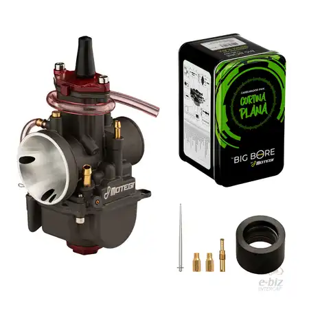 CARBURADOR COMPLETO BIG BORE MOTEGI 28MM CORTINA PLANA