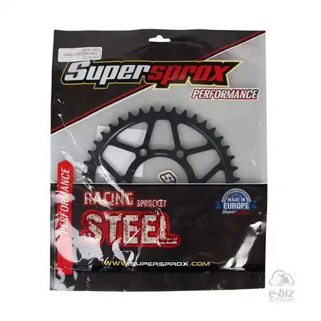 CORONA ACERO SUPERSPROX 1489 43T-525 NEGRO KAWASAKI ZX-10R/Z 900/VERSYS 1000