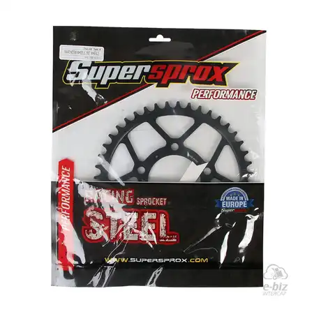 CORONA ACERO SUPERSPROX 7092 44T-525 NEGRO BENELLI TNT 300/600/600GT/TRK 502