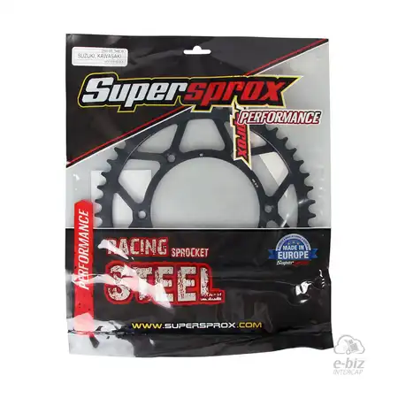 CORONA ACERO SUPERSPROX 808 49T-520 NEGRO SUZUKI RMZ 250/450/DR 350/DR 250/DRZ 400