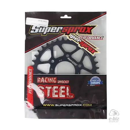 CORONA ACERO SUPERSPROX 812 37T-520 NEGRO BAJAJ ROUSER NS 200RS/AS
