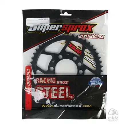 CORONA ACERO SUPERSPROX 843 49T-428 NEGRO YAMAHA XTZ 125