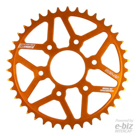 CORONA ALUMINIO GENNKO RACING BAJAJ ROUSER 200NS Z39 DORADA