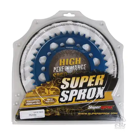 CORONA ALUMINIO SUPERSPROX 1303 40T-520 AZUL YAMAHA R1/ HONDA CB 500F/NC 750X/NC 700