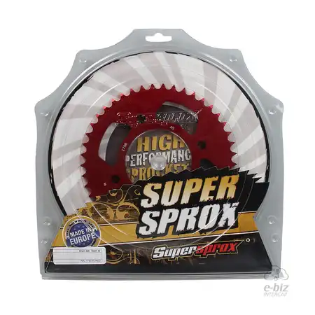 CORONA ALUMINIO SUPERSPROX 1798 45T-428 ROJO HONDA CB 190R