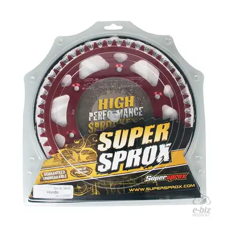 CORONA ALUMINIO SUPERSPROX 210 48T-520 ROJO HONDA CRF 230F/250R/450R/150F/CR 125-250