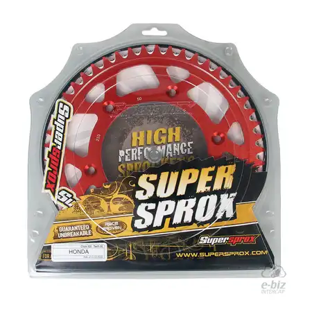 CORONA ALUMINIO SUPERSPROX 210 50T-520 ROJO HONDA CRF 230F/250R/450R/150F/CR 125-250