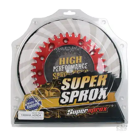 CORONA ALUMINIO SUPERSPROX 245/2 37T-520 ROJO HONDA XR 250 TORNADO