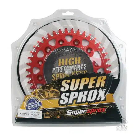 CORONA ALUMINIO SUPERSPROX 245/2 42T-520 ROJO HONDA XR 250 TORNADO