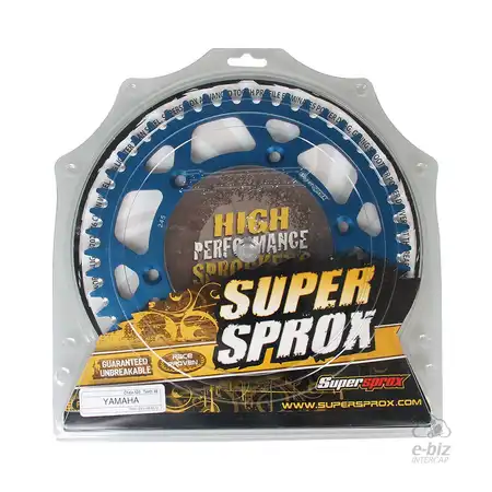 CORONA ALUMINIO SUPERSPROX 245 48T-520 AZUL HONDA XR 250 TORNADO/YAMAHA TTR 230/YZ-F 250-450/WR 250F/YZ 125-250