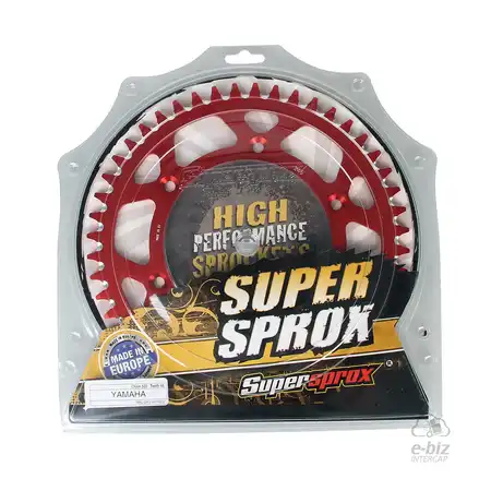 CORONA ALUMINIO SUPERSPROX 245 48T-520 ROJO HONDA XR 250 TORNADO/YAMAHA TTR 230/YZ-F 250-450/WR 250F/YZ 125-250