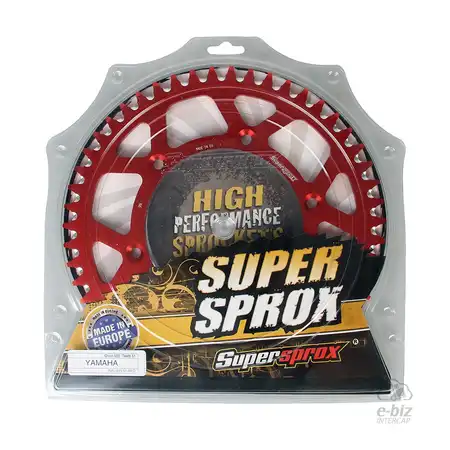 CORONA ALUMINIO SUPERSPROX 245 51T-520 ROJO HONDA XR 250 TORNADO/YAMAHA TTR 230/YZ-F 250-450/WR 250F/YZ 125-250