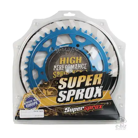 CORONA ALUMINIO SUPERSPROX 846 44T-520 AZUL YAMAHA XTZ 250LANDER/XTZ 250/TENERE