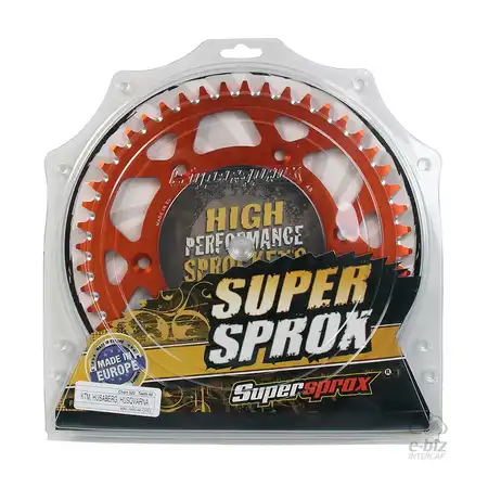 CORONA ALUMINIO SUPERSPROX 990 48T-520 NARANJA HUSQVARNA FC 250/350FE/KTM EXC-F 250-350/EXC 300-450/SX-F 250-350