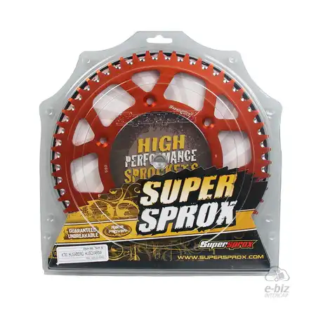 CORONA ALUMINIO SUPERSPROX 990 52T-520 NARANJA HUSQVARNA FC 250/350FE/KTM EXC-F 250-350/EXC 300-450/SX-F 250-350