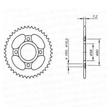 CORONA REINF MOTOMEL CG 150 Z38-428