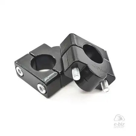 ELEVADOR MDA ESTANDAR PARA MANUBRIO DE 28,60MM X PAR (ALTURA 25MM - NEGRO)