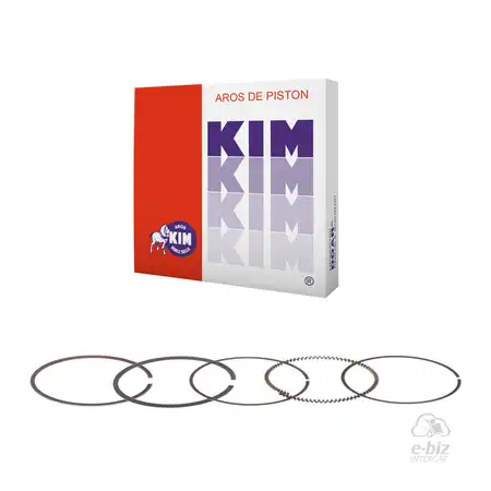 JUEGO DE AROS KIM GILERA SMASH/MOTOMEL BIT/GUERRERO TRIP/HONDA CD100-BIZ-WAVE 1.50 51.50MM