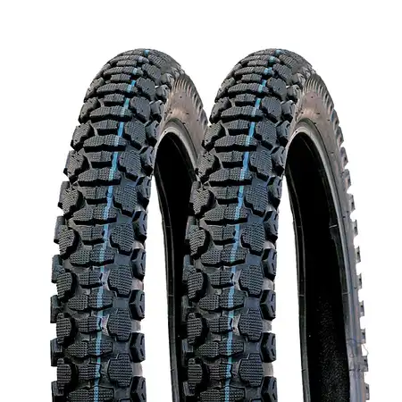 JUEGO DE CUBIERTAS CALLE HDMC009+HDMC009 (2.75-18)(3.00-18)