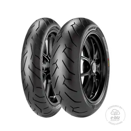 JUEGO DE CUBIERTAS DIABLO ROSSO II (100/80R17) (130/70R17)