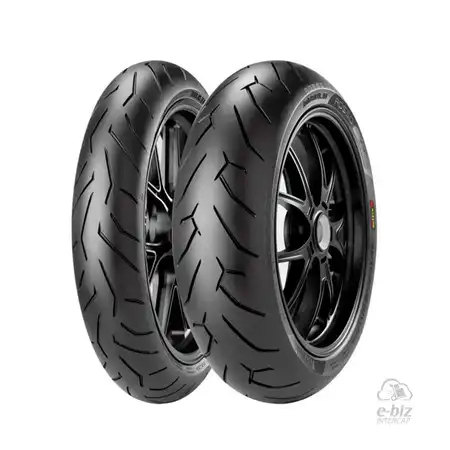 JUEGO DE CUBIERTAS DIABLO ROSSO II (110/70R17)(140/70R17