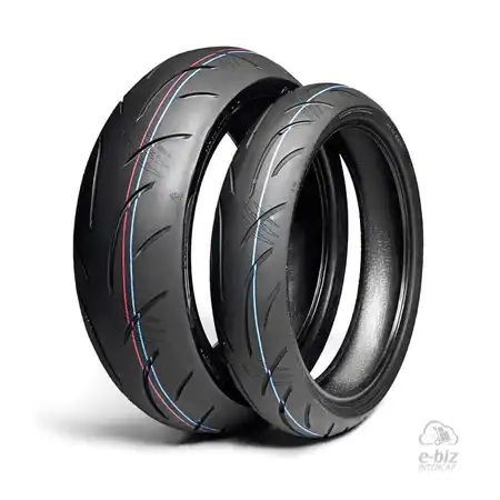 JUEGO DE CUBIERTAS KING TYRE K97 DUAL (110/70ZR17)(150/60ZR17)