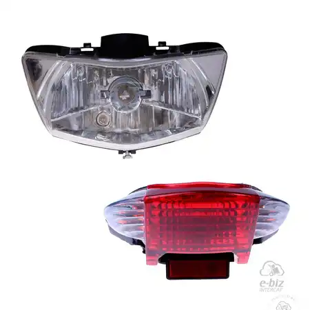 JUEGO DE FAROS DELANTERO/TRASERO HONDA BIZ 125