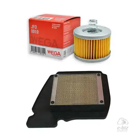 JUEGO DE FILTROS YAMAHA FZ16 (AIRE Y ACEITE) WEGA